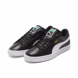 彪马 PUMA 男女同款 生活系列 Basket Classic XXI 休闲鞋 374923 04 黑色-白 36 UK3.5