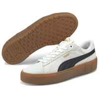 PUMA 彪马 女子 基础系列 Smash Platform 运动 休闲鞋 373037 07 彪马白-黑色-树胶色