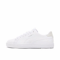 PUMA 彪马 Serve Pro Lite 中性运动板鞋 374902-01 白/银色/浅灰 40