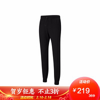 彪马 PUMA 男子 基础系列 RADI-CAL Pants cl 针织长裤 588838 01 黑色 亚洲码 L 180/78A