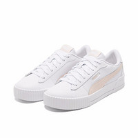 彪马 PUMA 女子 基础系列 Carina Crew 休闲鞋 374903 03 白-粉色 37.5 UK4.5