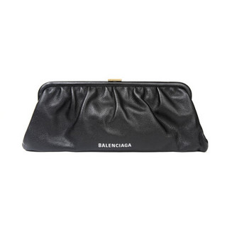 巴黎世家 BALENCIAGA 女士 黑色牛皮革肩带手包 618899 1IZOM 1000