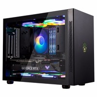 SAMA 先马 趣造装机猿定制版 RGB MATX机箱 半侧透 黑色