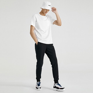 SKECHERS 斯凯奇 男子运动裤 L220M195/0018 黑色 L