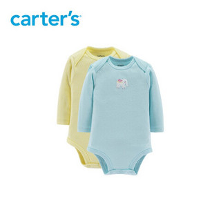 Carter's 孩特  婴儿长袖三角爬服哈衣 2件装