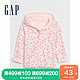 Gap婴儿两面穿纯棉卫衣620300春季新款童装宝宝运动开衫