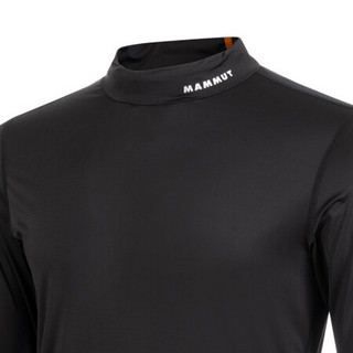 Mammut 猛犸象春夏户外运动长袖上衣男士速干透气舒适T恤 1016-00760 黑色 XL