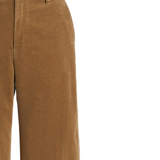 Ralph Lauren/拉夫劳伦女装 经典款灯芯绒阔腿裤RL21874 250-棕色 10