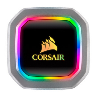 美商海盗船 (USCORSAIR) H115i RGB PLATINUM 双风扇一体式水冷散热器(280冷排/RGB灯效/PWM风扇)