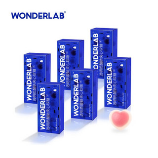 WonderLab 口服玻尿酸软糖 透明质酸钠水蜜桃夹心软糖 4g*20颗*6盒