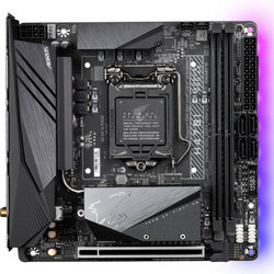 技嘉 H470I AORUS PRO AX 主板 支持WIFI6/3070/3080/10600KF/10700F/10700(Intel H470/LGA 1200)