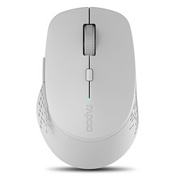 雷柏 M300G 2.4G蓝牙 双模无线鼠标 1600DPI 时尚灰