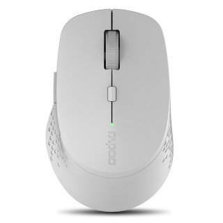 雷柏 M300G 2.4G蓝牙 双模无线鼠标 1600DPI 时尚灰