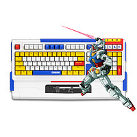 ikbc RX-78-2 高达2.0联名款108键 有线机械键盘 白黄色 Cherry青轴 无光