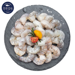 简单滋味 冷冻越南大号黑虎虾仁 500g 36-52只  *7件