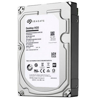 SEAGATE 希捷 Desktop HDD系列 3.5英寸台式机硬盘 6TB 128MB(7200rpm、PMR)ST6000DM001