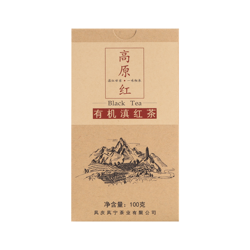 凤宁号 高原红 有机滇红茶 100g