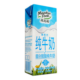 Meadow Fresh 纽麦福 部分脱脂高钙纯牛奶 250ml*24盒