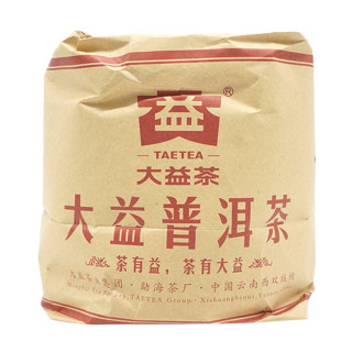 TAETEA 大益 七字饼茶 普洱茶 357g 纸包装