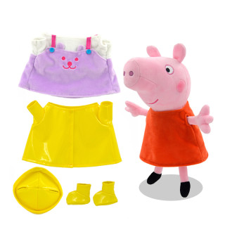 peppapig小猪佩奇小猪佩奇换装跳泥坑30cm