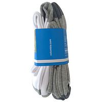 Columbia 哥伦比亚 中性防滑袜 LU9745-103 白色/灰色 M 4双装