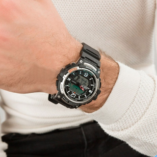 CASIO 卡西欧 Analogue指针 STANDARD-MAN系列 47.9毫米石英腕表 WSC-1250H-3A