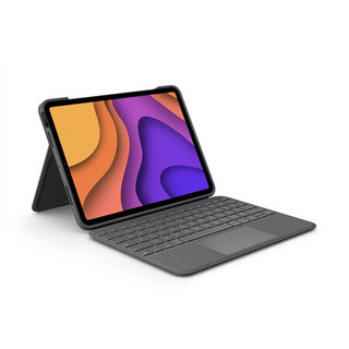 logitech 罗技 iK1094 iPad Air 4 10.9英寸 蓝牙键盘保护套 灰色