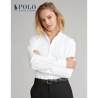 Ralph Lauren/拉夫劳伦女装 经典款棉质绒面衬衫RL20809 E86-白色 0