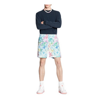 路易威登LV男士短裤沙滩裤经典彩色老花Monogram图案标准版型时尚休闲1A8H6 XL
