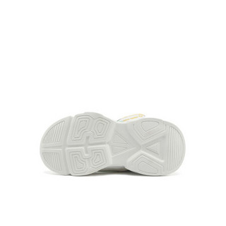 史努比（SNOOPY）童鞋男童运动鞋 2021夏季新款舒适防滑休闲鞋单网透气 米色 33码内长约209mm
