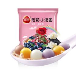三全 炫彩小汤圆 四合一组合装 260g 52只(芝麻/薏仁/百合/蓝莓)