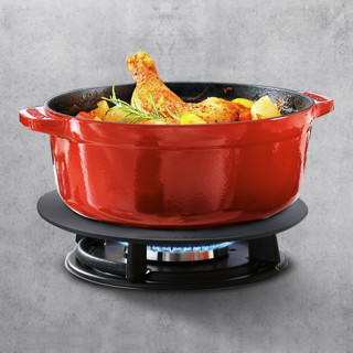 staub 珐宝 珐琅锅玻璃锅导热盘保护锅底防变色快速解冻盘28 cm 40508-337