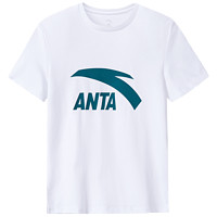 ANTA 安踏 女子运动T恤 962128120-1 纯净白 S