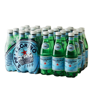 意大利进口S.Pellegrino圣培露气泡水500ml*24瓶米其林推荐佐餐水