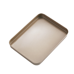 魔幻厨房 magic kitchen 香槟金不沾烤盘 烘焙模具 家用烤箱饼干烤盘 12.8英寸兼容30L以上烤箱 MK-J004