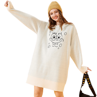 EPTISON 衣品天成 针织连衣裙 AWQ151 米杏色 155