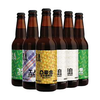 京A 国产精酿啤酒混合装330ml*6瓶小麦比利时风味