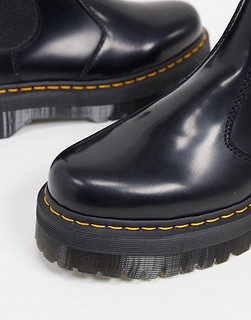 Dr Martens 2976 quad platform chelsea boots in black
