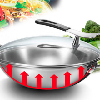 Fissler 菲仕乐 多层钢系列 炒锅(30cm、无涂层、钢)