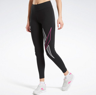 Reebok 锐步 Cl D Big Vector Legging 女子紧身裤 FT8124 黑色 XS