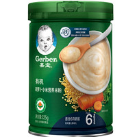 Gerber 嘉宝 有机米粉 国产版 2段 胡萝卜小米味 225g