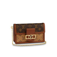 LOUIS VUITTON 路易威登 DAUPHINE系列 女士链条包 M68746 棕色