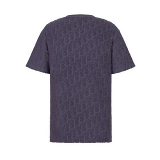 Dior 迪奥 Oblique 男士圆领短袖T恤 113J692A0614 紫色 S
