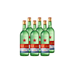 红星北京红星二锅头白酒清香型纯粮酿造56vol750ml6瓶大二箱装