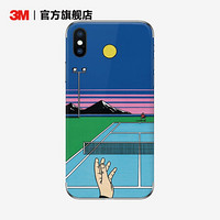 3M美好生活系列手机贴纸贴膜创意背膜保护 Tennis_Dick Ng iPhone X