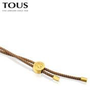 TOUS/桃丝熊银镀18K金小象手工红绳编织手链欧美时尚