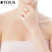 TOUS/桃丝熊18K金18K白金钻石戒指结婚情侣时尚女613105030