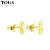 TOUS/桃丝熊18K金小熊甜美小巧耳钉女611000110