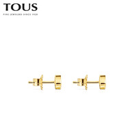 TOUS/桃丝熊Good vibes 眼睛耳钉女 气质简约ins款 18K耳钉新款潮