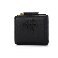 TORY BURCH 托里·伯奇 奢侈品 TB女包 黑色牛皮零钱包 54696-001